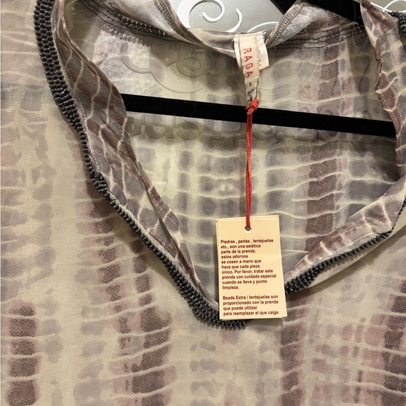 Raga Anthropologie Stylish Gray and Brown Women's Dress - Picture 7 of 9